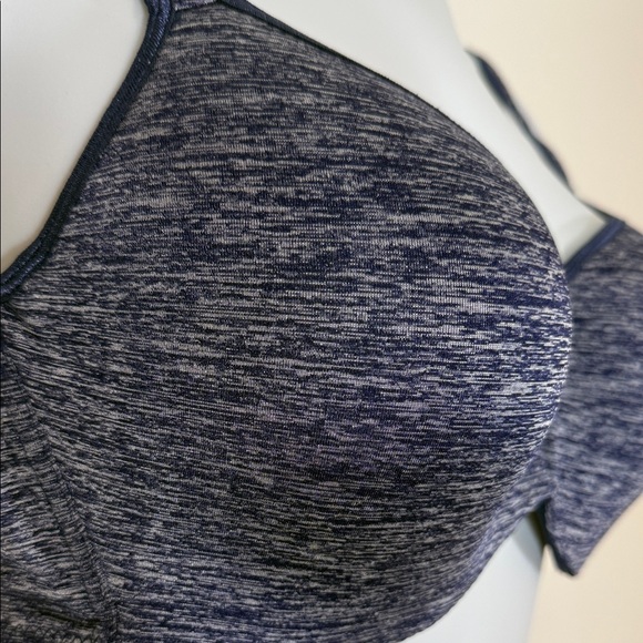 Avenue Navy Heathered Underwire Perfect Balconette Bra 42B NWT - Picture 3 of 6